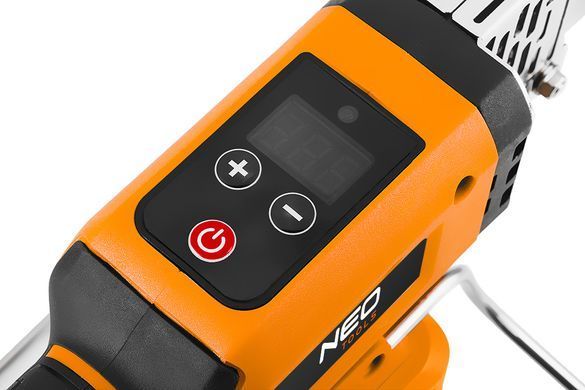 Аккумуляторный сварочный аппарат для труб NEO TOOLS 04-622, 18 В, 300 Вт, с ЖК-дисплеем, без АКБ и ЗУ