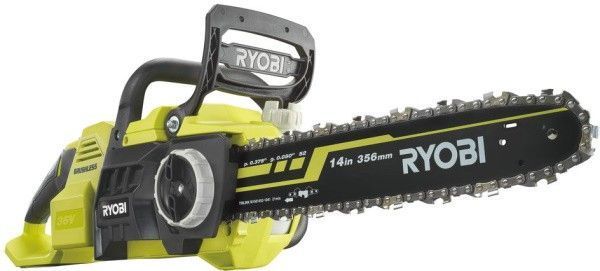 Ryobi Пила ланцюгова акумуляторна RY36CSX35A-0 36В MAX POWER шина 35см Oregon безщіткова 5.1кг без АКБ та ЗП (337357)