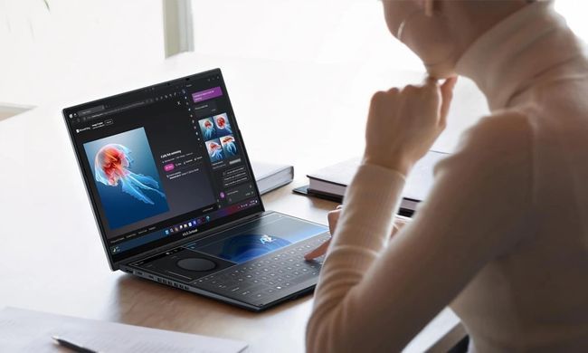 ASUS Ноутбук Zenbook Duo UX8406MA-PZ044W 14" 3K OLED, Intel Ultra 7 155H, 16GB, F1TB, UMA, Win11, Сірий (382094) 90NB12U1-M001L0 фото