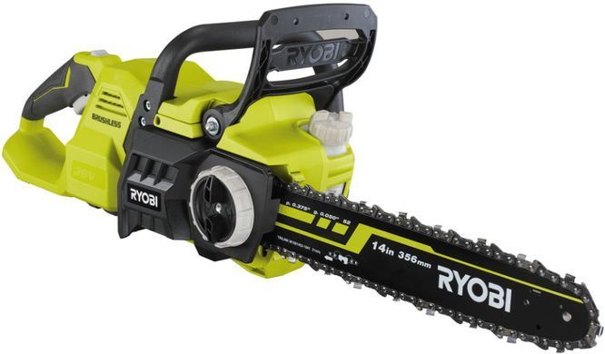Ryobi Пила ланцюгова акумуляторна RY36CSX35A-0 36В MAX POWER шина 35см Oregon безщіткова 5.1кг без АКБ та ЗП (337357)