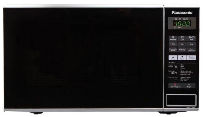 Panasonic Мікрохвильова піч, 20л, 800Вт, гриль, дисплей, чорний (243546) NN-GT264MZPE фото