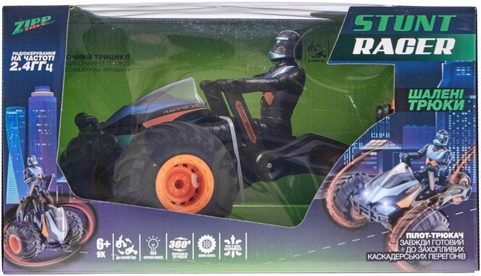 Машинка-трицикл ZIPP Toys STUNT RACER Синій ibs_5320117 фото