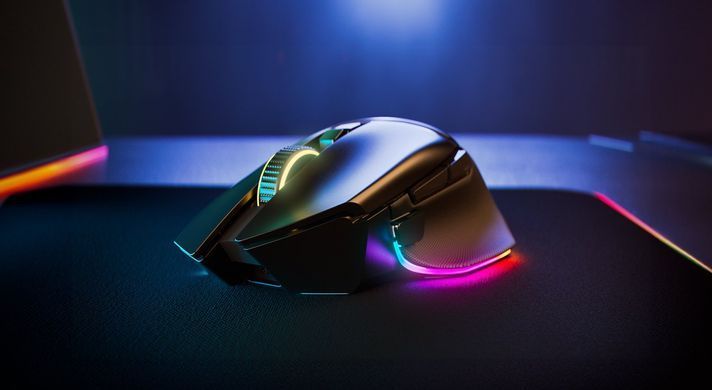 Razer Мышь Basilisk V3 Pro 35K, RGB, USB-A/WL/BT, чёрный RZ01-05240100-R3G1 фото