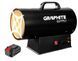 Тепловая пушка Graphite 58GE101 15 кВт газ с пьезорозжигом и защитой от перегрева