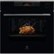 Electrolux Духовой шкаф электрический, 72л, А+, пар, дисплей, конвекция, пиролиз, ф-ция пароварки, телескопические направляющие, черный KOCBP39H