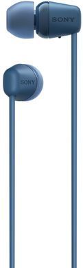 Навушники In-ear Sony WI-C100 BT 5.0, IPX4, SBC, AAC, Wireless, Mic, Синій (356681) WIC100L.CE7 фото