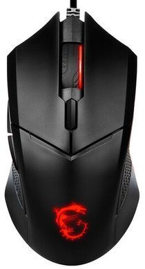 MSI Миша Clutch GM08, Red, USB-A, чорний (327621) S12-0401800-CLA фото