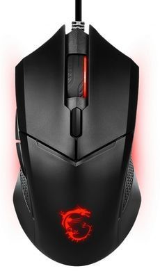 MSI Миша Clutch GM08, Red, USB-A, чорний (327621) S12-0401800-CLA фото