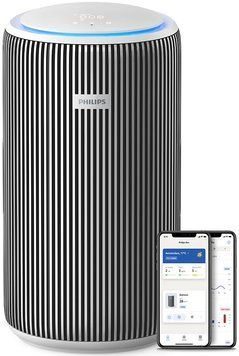 Philips Очиститель воздуха Series 3200, 135м2, 520м3/час, HEPA +угольный фильтр, Wi-Fi, 5 режимов, серебристо-белый AC3220/10 фото
