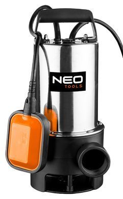 Занурювальний насос для брудної води NEO TOOLS 04-736, 1100 Вт, 18000 л/год 04-736 фото