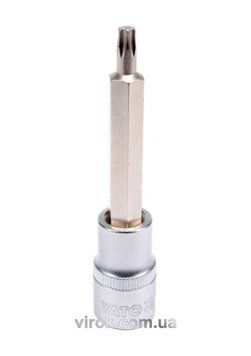 Головка торцева YATO квадрат 1/2 "TORX" подовжена Т30, L= 100 мм