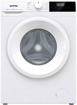 Gorenje Стиральная машина фронтальная, 6кг, 1000, C, 43.5см, дисплей, пар, инвертор, белый WNHPI60SCS фото