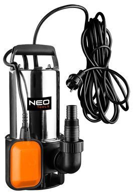 Занурювальний насос для брудної води NEO TOOLS 04-736, 1100 Вт, 18000 л/год 04-736 фото