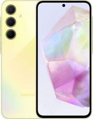 Samsung Смартфон Galaxy A35 5G (A356) 6.6" 8/256ГБ, 2SIM, 5000мА&bull;год, лимонний (375786) SM-A356BZYGEUC фото