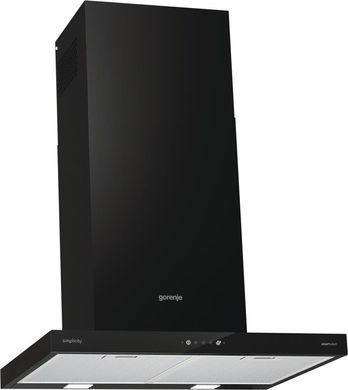 Витяжка Gorenje купольна, 60см, 650м.куб/год, чорний WHT6SYB фото
