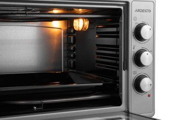 Електропіч ARDESTO 1300Вт, 40л, таймер, підсвічув., сірий (365775) MEO-N40GR фото