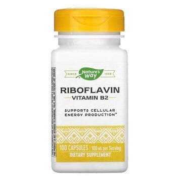 Riboflavin Vitamin B2 - 100 caps Nature's Way