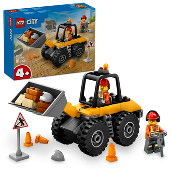 Конструктор LEGO City Желтый строительный автопогрузчик 81 деталь (60450)