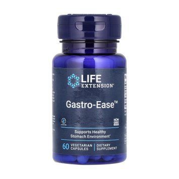 Gastro-Ease&trade; - 60 vcaps Life Extension / Гастро-Із (Комплекс для підтримки шлунка)
