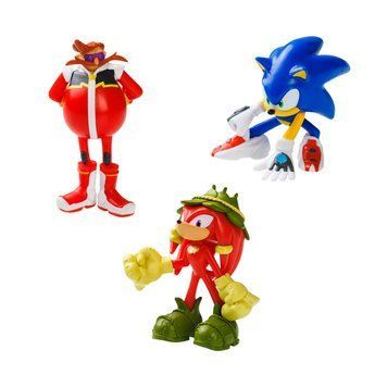 Набір ігрових фігурок SONIC PRIME &ndash; СОНІК, НАКЛЗ, ДОКТОР ЕҐМАН (3 фiгурки, 6,5 cm)
