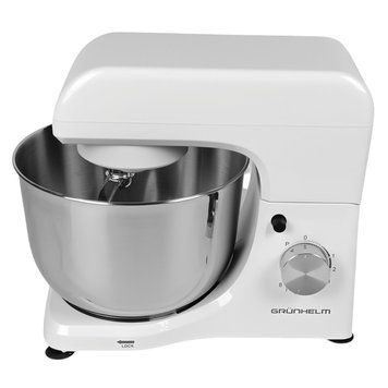 Кухонная машина GKM0019W, 1300-1500 Вт, 8 скоростей, белая (GRUNHELM) 131811 фото