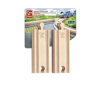 Набор для железной дороги Hape короткие прямые рельсы 4 шт. (E3778) dt_15806 фото