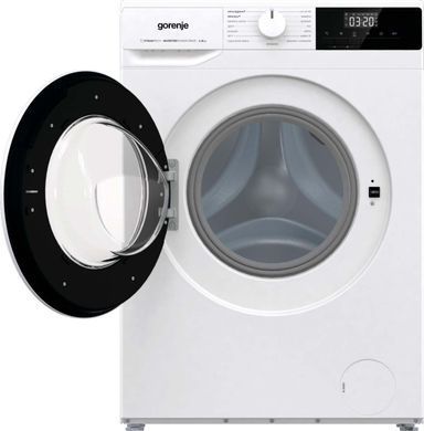 Gorenje Стиральная машина фронтальная, 6кг, 1000, C, 43.5см, дисплей, пар, инвертор, белый WNHPI60SCS фото
