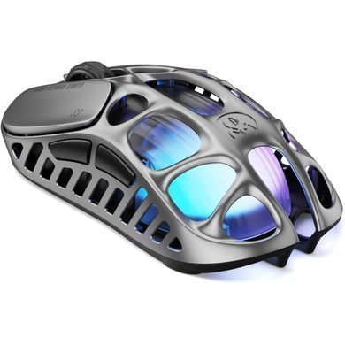 Мышь GravaStar Mercury X Pro, 8K, BT/WL/USB-A, RGB, сірий GSXPRO_GRY фото
