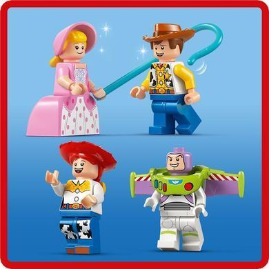 Конструктор LEGO Disney и Pixar Празднование из Истории игрушек поезд и авто для гонки 206 деталей (43264)