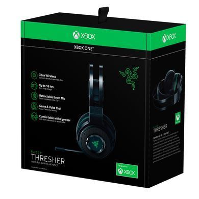 Гарнитура Razer Thresher Xbox One, USB-A/WL, чёрно-зелёный RZ04-02240100-R3M1 фото