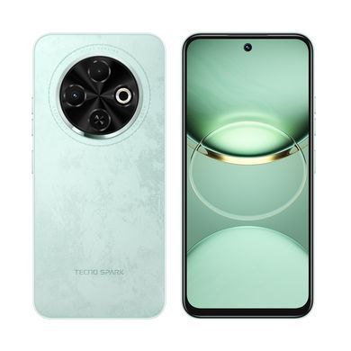 TECNO Смартфон Spark 30C (KL5n) 6.67" 4/128ГБ, 2SIM, 5000мА&bull;год, Magic Skeen Green (382222) 4894947051807 фото
