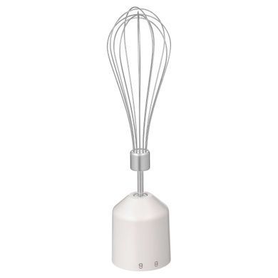 Блендер Sencor погружной Pulse, 180Вт, 4в1, чаша-700мл, беспроводной, USB-C, капучинатор, бело-розовый (391979) SHB9130WH фото