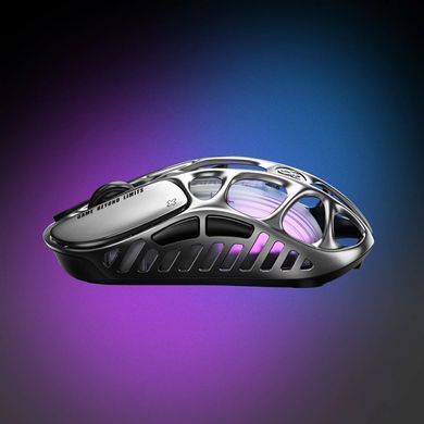 Мышь GravaStar Mercury X Pro, 8K, BT/WL/USB-A, RGB, сірий GSXPRO_GRY фото