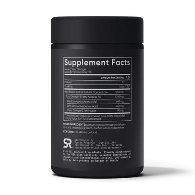 Рыбий жир тройной силы (Omega-3 Fish Oil Triple Strength) 1250 мг 90 капсул