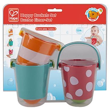 Набір іграшок для ванної Hape Щасливі відерця 3 шт. (E0205) dt_12070 фото