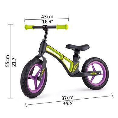 Біговел Hape Нове дослідження двоколісний 12" зелений (E8486), Зелений