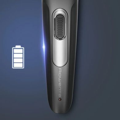 Триммер Rowenta Stylis Easy, для бороды и усов, сеть+акум., насадок-2, сталь, черный