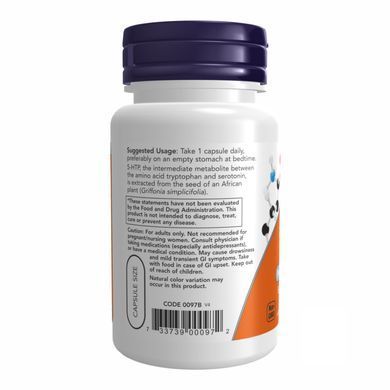 5-HTP 50mg - 90 vcaps Now Food 5-HTP Now Foods 50 мг (90 капсул) &mdash; Сон та настрій