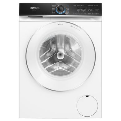 Siemens Пральна машина фронтальна, 10кг, 1600, A+++, 60см, дисплей, Home Connect, I-Dos, білий (375390) WG56B2A0UA фото