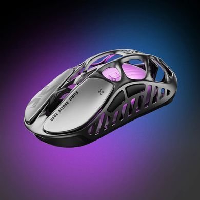 Мышь GravaStar Mercury X Pro, 8K, BT/WL/USB-A, RGB, сірий GSXPRO_GRY фото