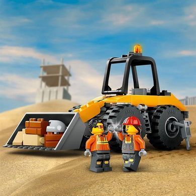 Конструктор LEGO City Желтый строительный автопогрузчик 81 деталь (60450)
