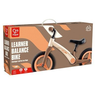 Беговел Hape двухколесный 12" бежевый (E1210), Бежевый