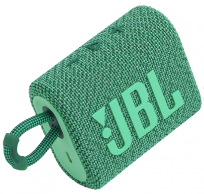 Портативная акустика JBL GO 3 Eco зеленый (JBLGO3ECOGRN) JBLGO3ECOGRN фото