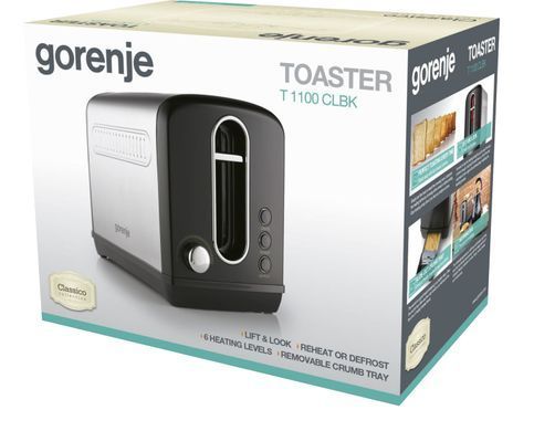 Тостер Gorenje T 1100 CLBK (6485810) 732749 фото