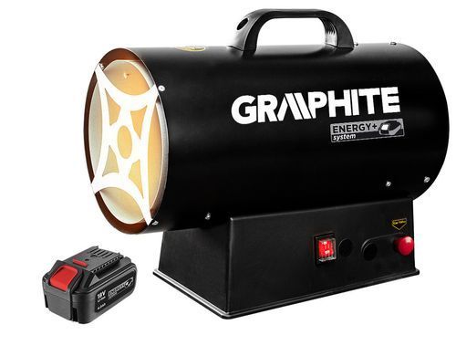Тепловая пушка Graphite 58GE100 15 кВт газ с пьезорозжигом и защитой от перегрева
