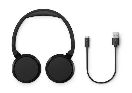 Навушники On-ear Philips TAH3209 BT 5.3, Wireless, Mic, Чорний (379621) TAH3209BK/00 фото