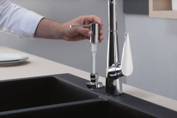 Дозатор для мийних засобів Hansgrohe A51, 500мл, хром (352141)