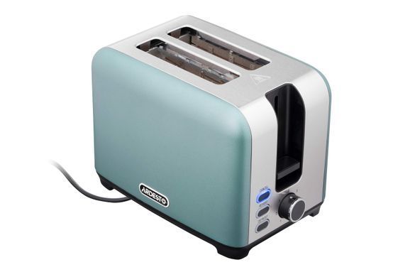 Тостер ARDESTO Mint Harmony T-F400G 800Вт, металл, мятный+серебристый (354619) T-F400G фото