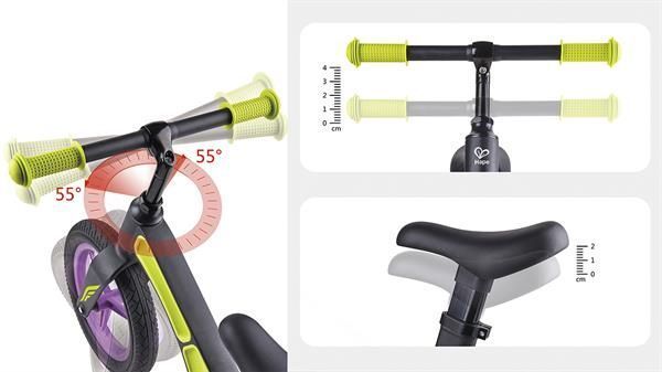 Біговел Hape Нове дослідження двоколісний 12" зелений (E8486), Зелений