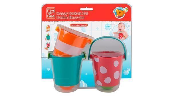 Набір іграшок для ванної Hape Щасливі відерця 3 шт. (E0205) dt_12070 фото